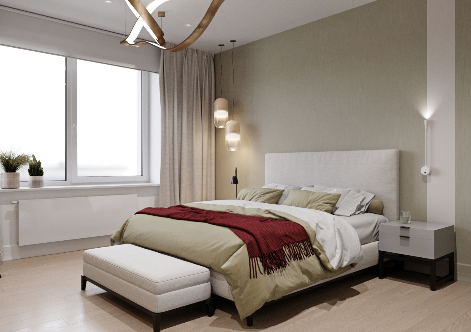 Квартира для семьи друзей.