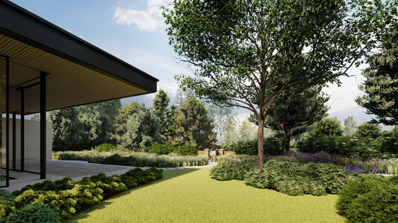 Сад с японским акцентом. Миллениум Парк . 2021 г.