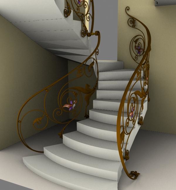 Обложка проекта: 3д лестница