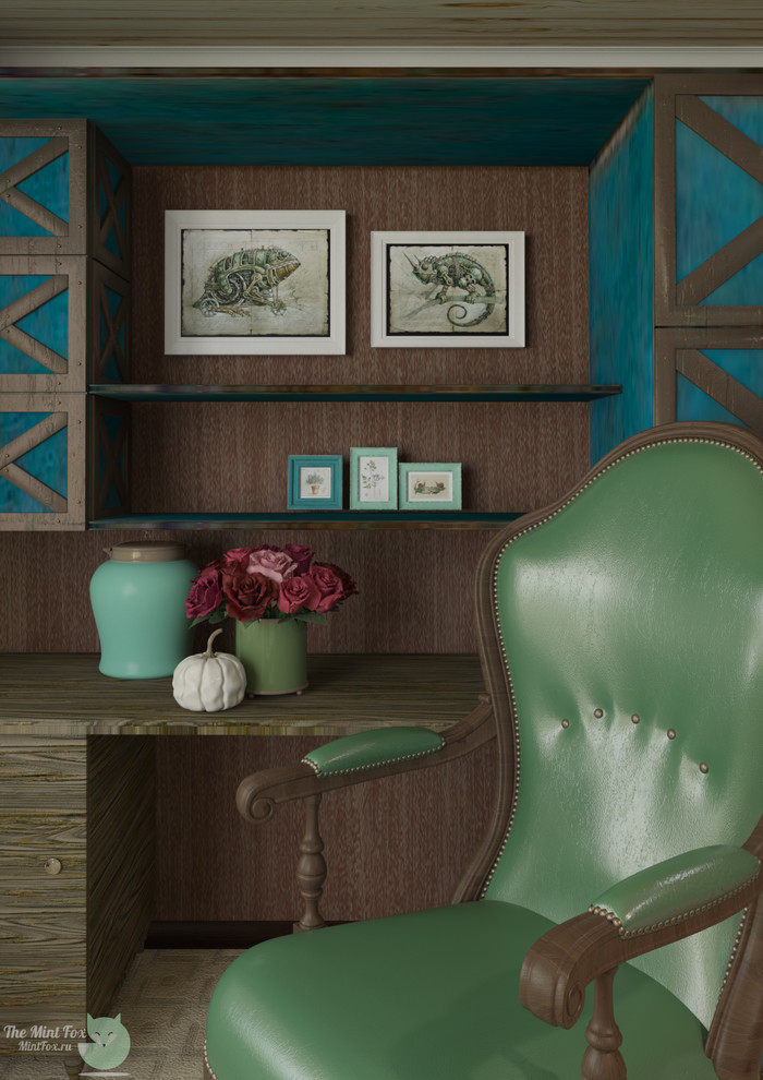 Декор мансарды c элементами steampunk