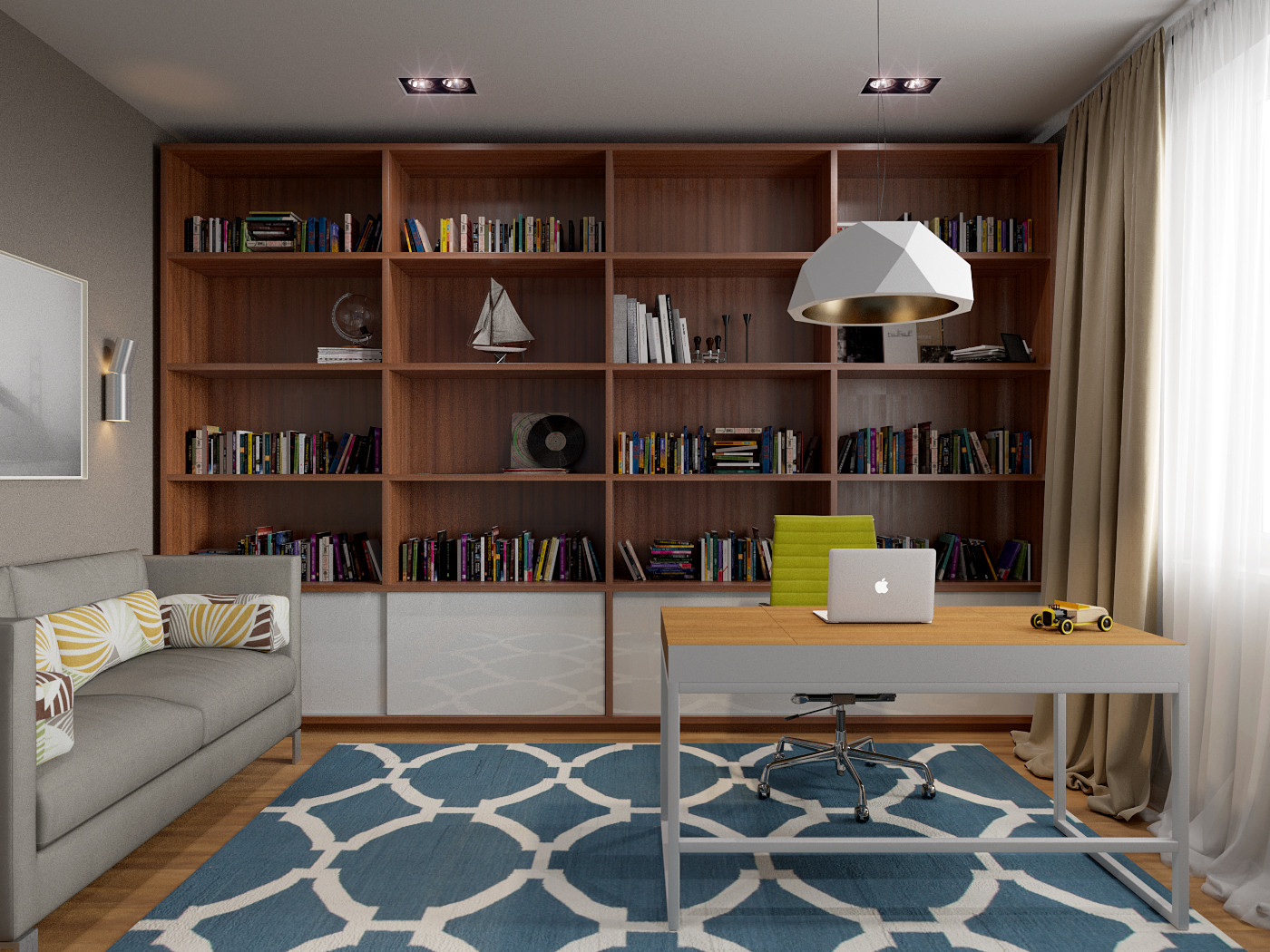 Дизайн коттеджа 347 м.кв. в коттеджном поселке Новая Опалиха