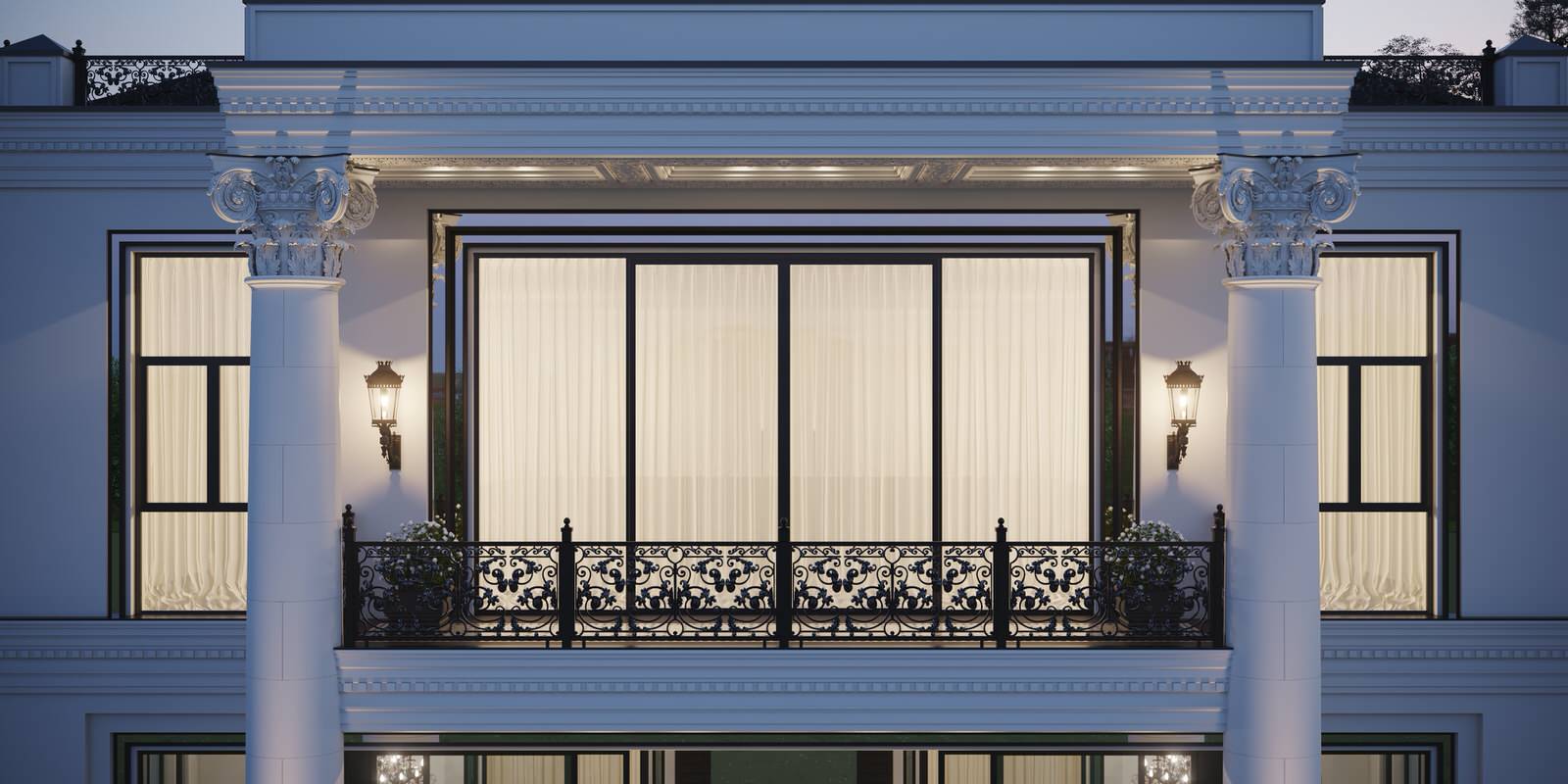 Разработка и оформление проекта загородной резиденции в классическом стиле