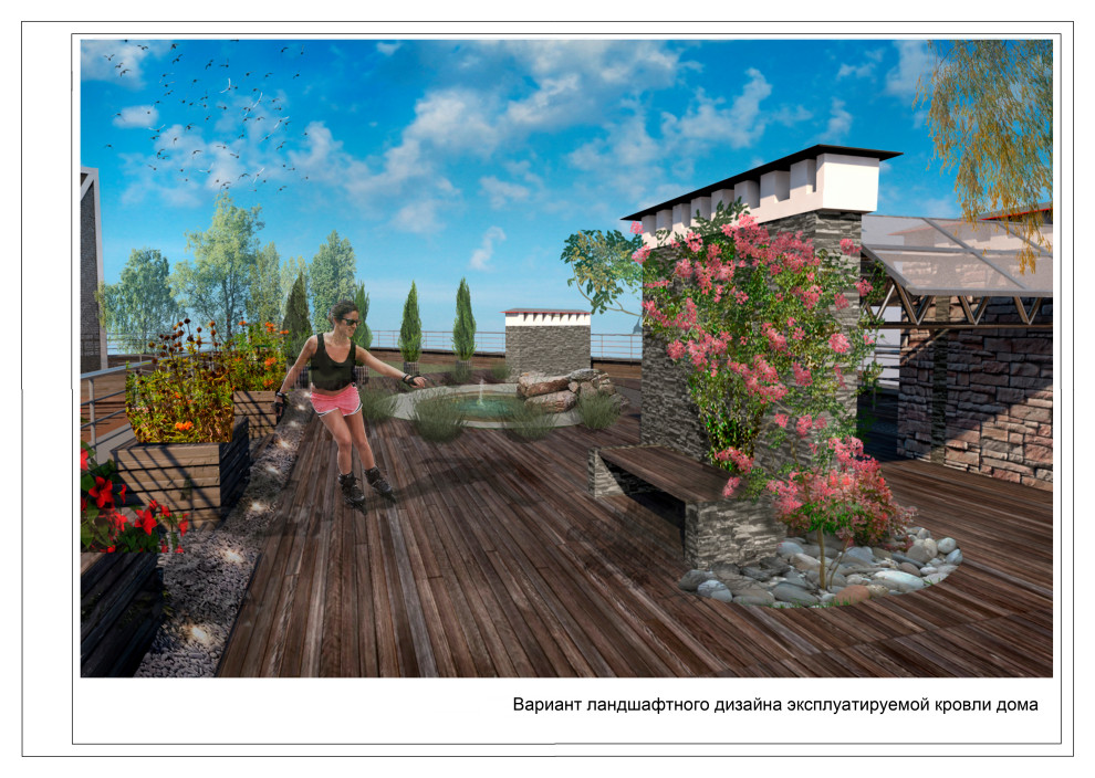 Жилой дом с эксплуатируемой кровлей в посёлке Велегож Парк Престиж