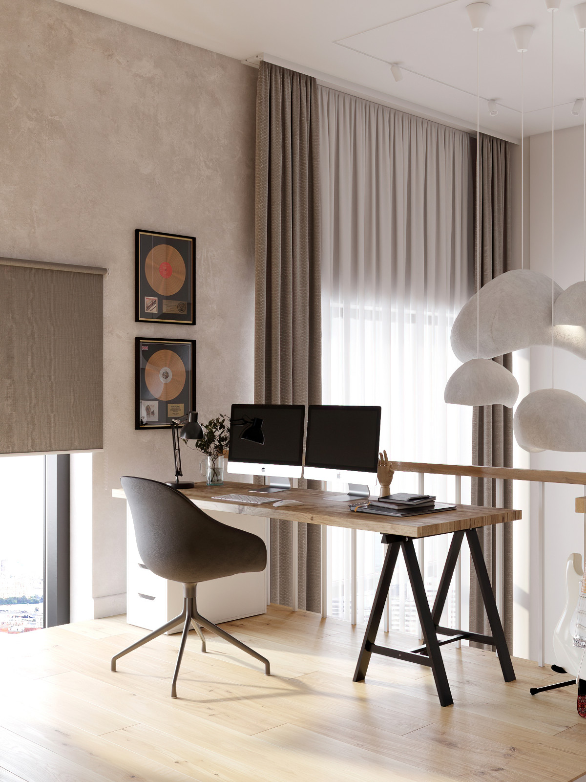 Двухуровневая квартира в стиле "ваби-саби". ЖК Событие