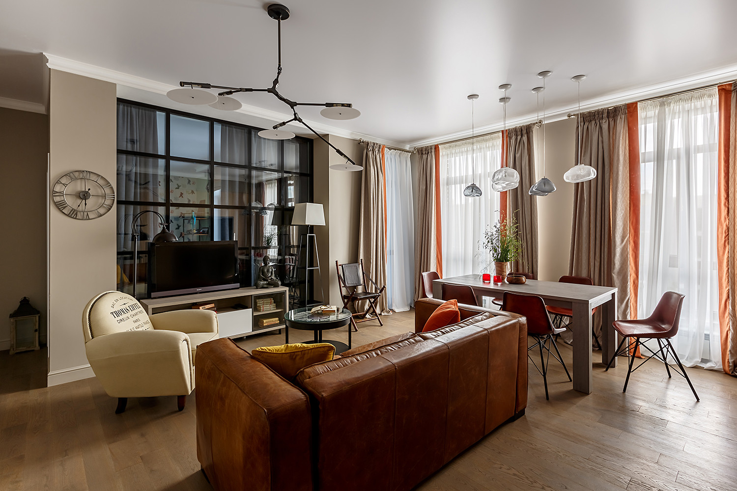 Кантри-лофт с «перчинкой»