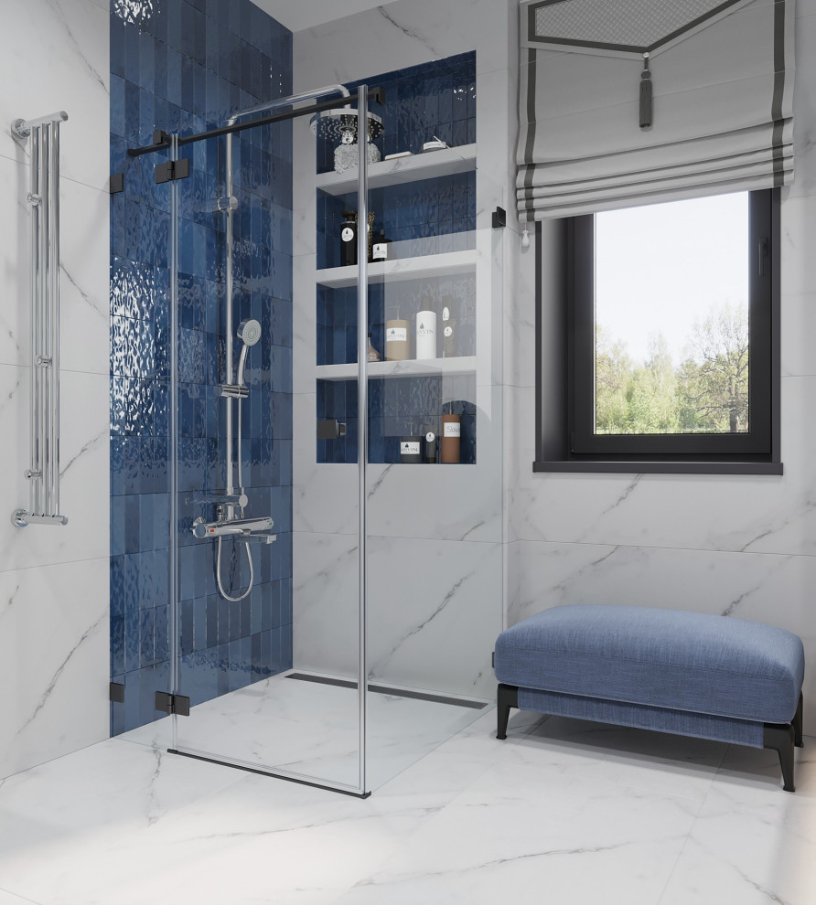 Одноэтажный дом в неоклассике