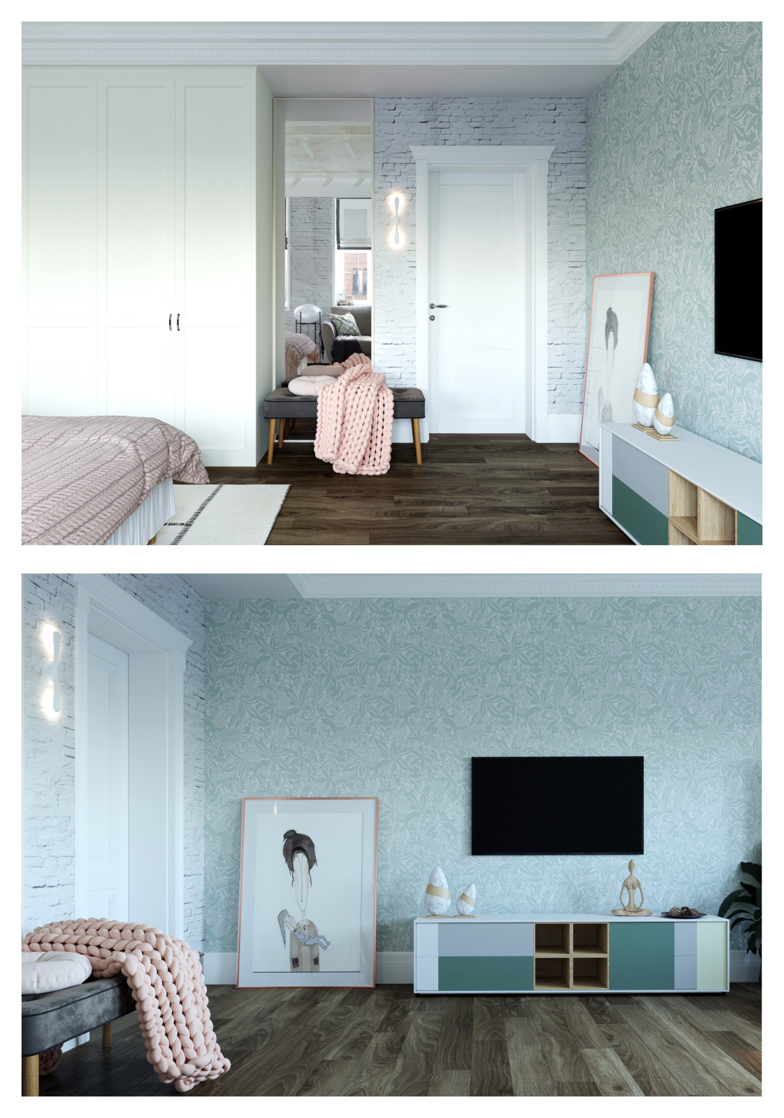 Квартира для мамы с дочкой