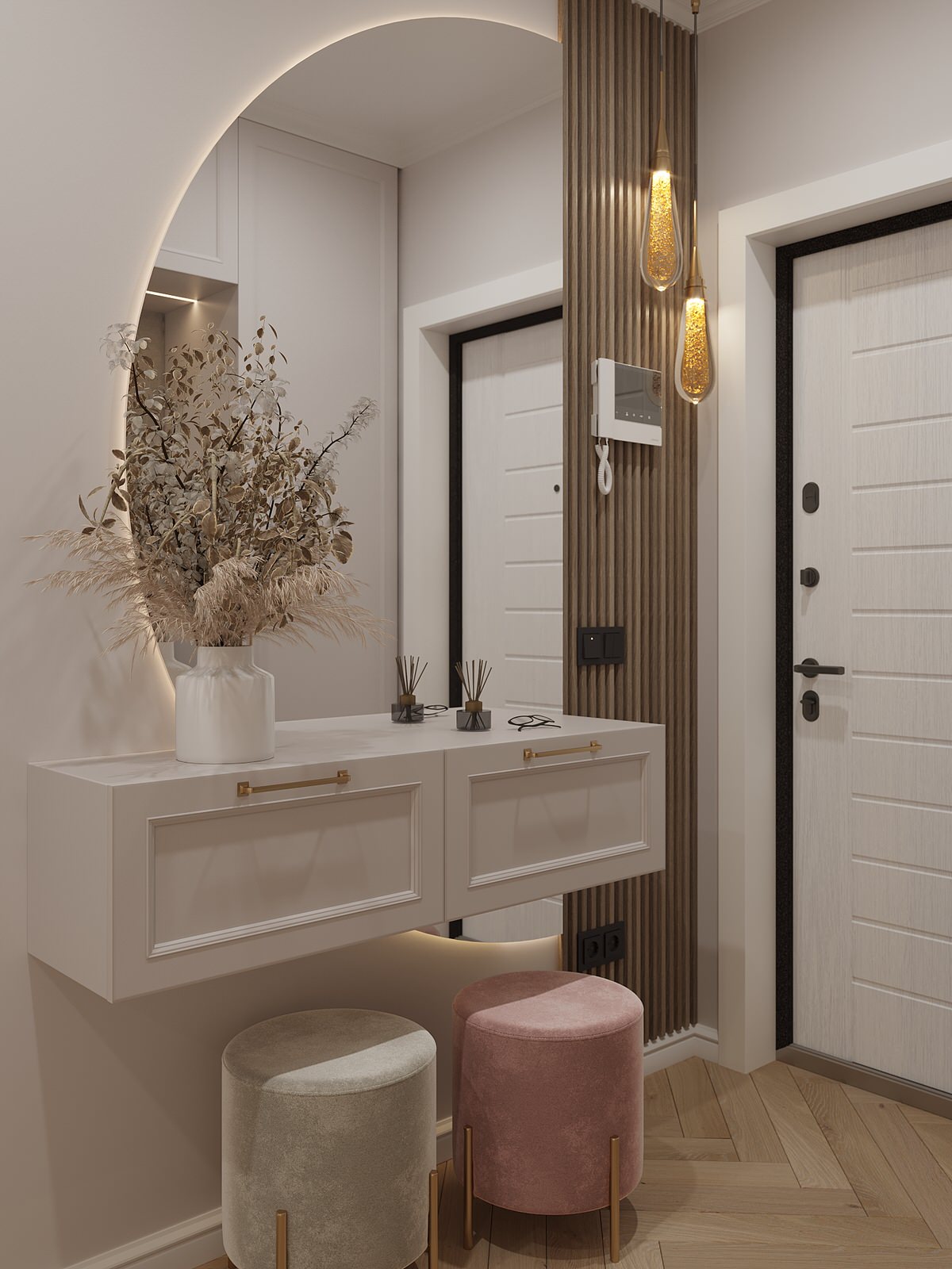 Романтичная квартира для молодой семьи