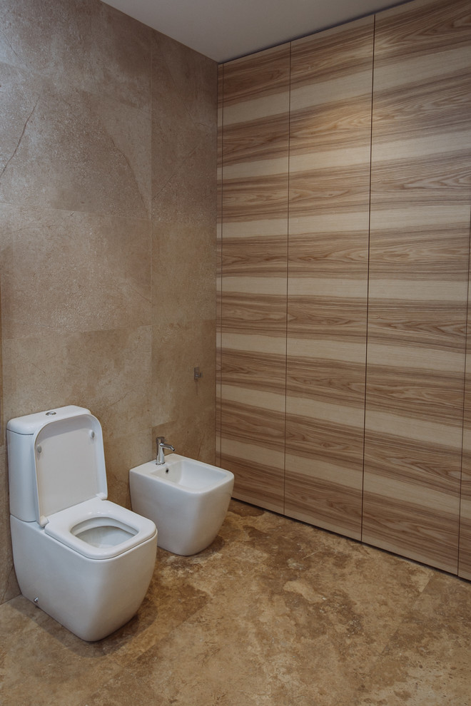 Охта Травертиновая Лестница и Полы