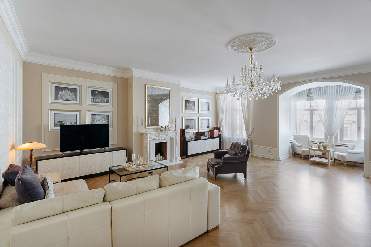 Реконструкция квартиры в классическом стиле