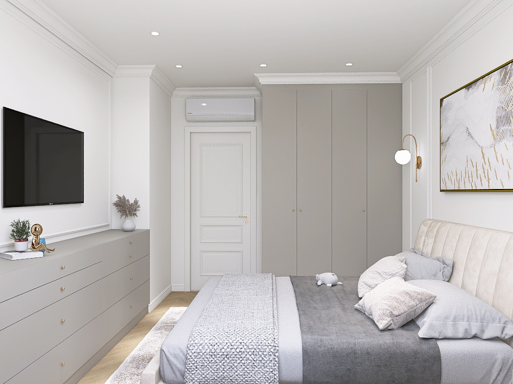 Обложка проекта: Спальня в классическом стиле