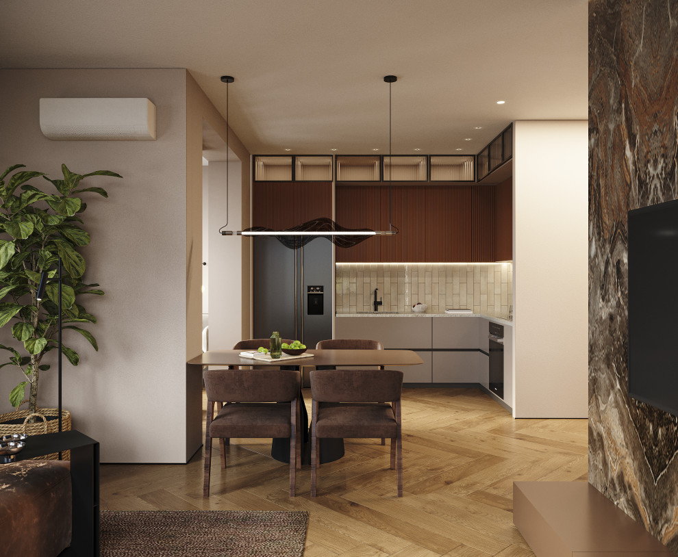 Обложка проекта: Проект 3х-комнатной квартиры CHOCOTERRA