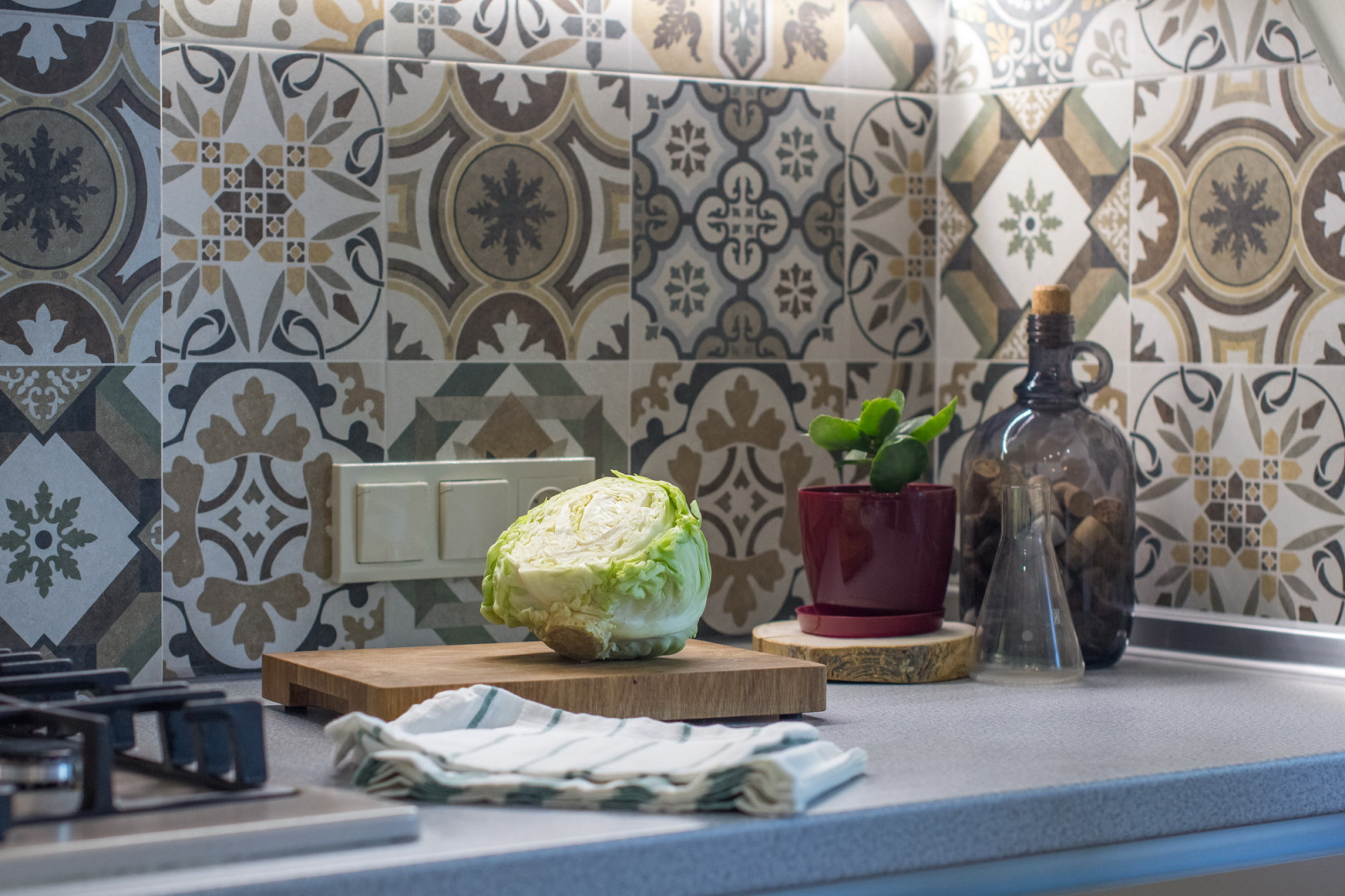 Дизайн интерьера кухни "Дыхание весны"