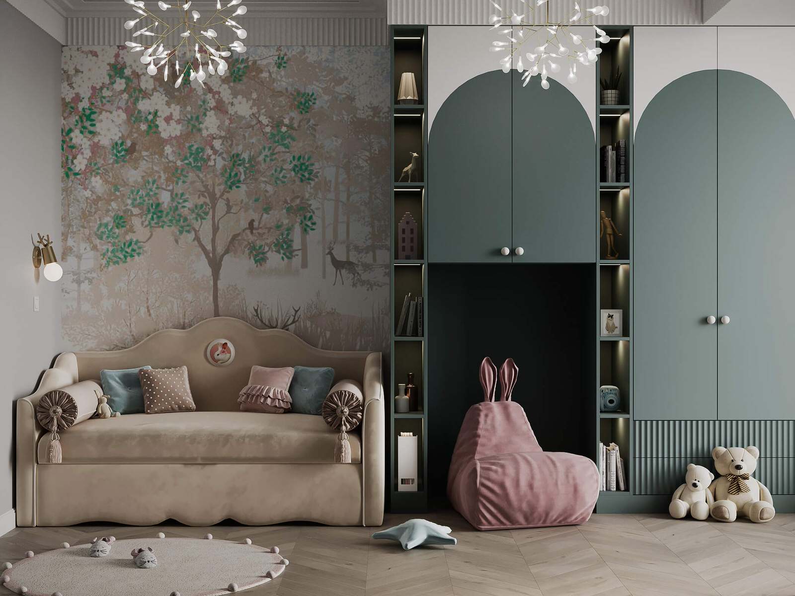 Дизайн проект квартиры 88м2