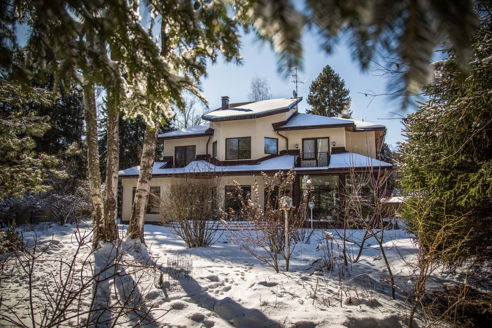 Обложка проекта: Частный финский каменный дом под Петербургом 320м2