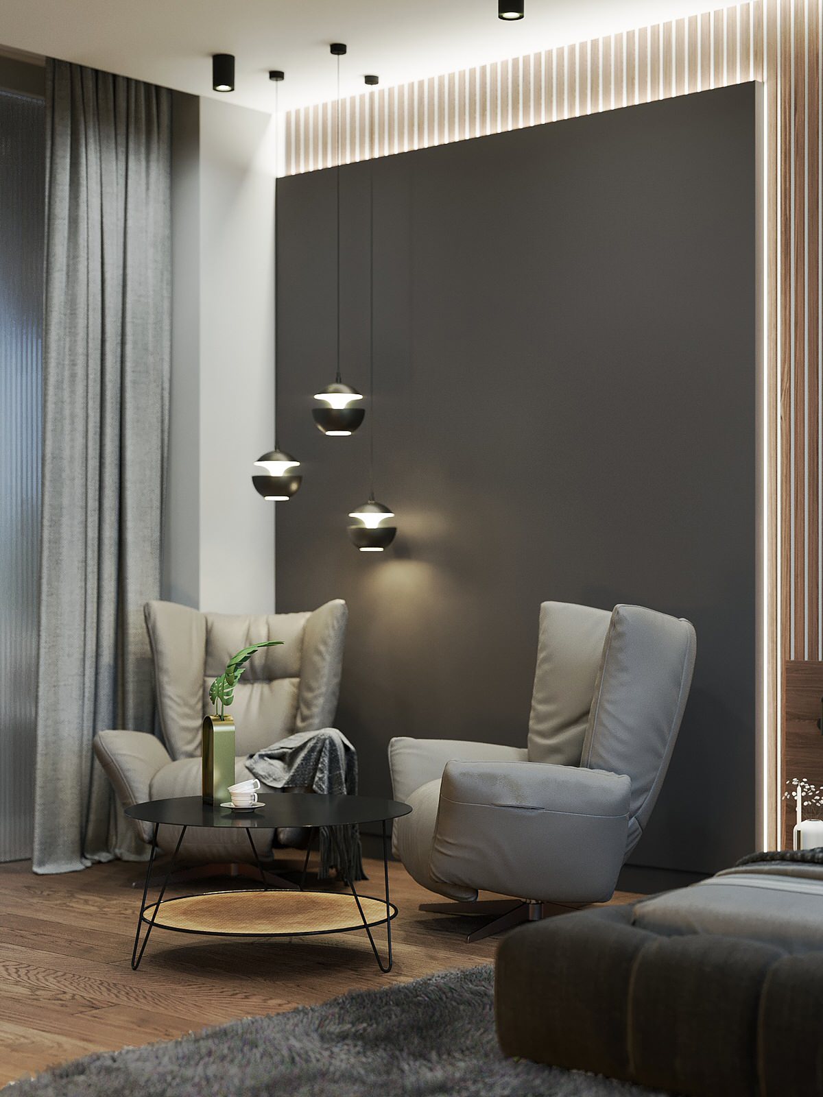 Дизайн интерьера загородного дома д. Никульское