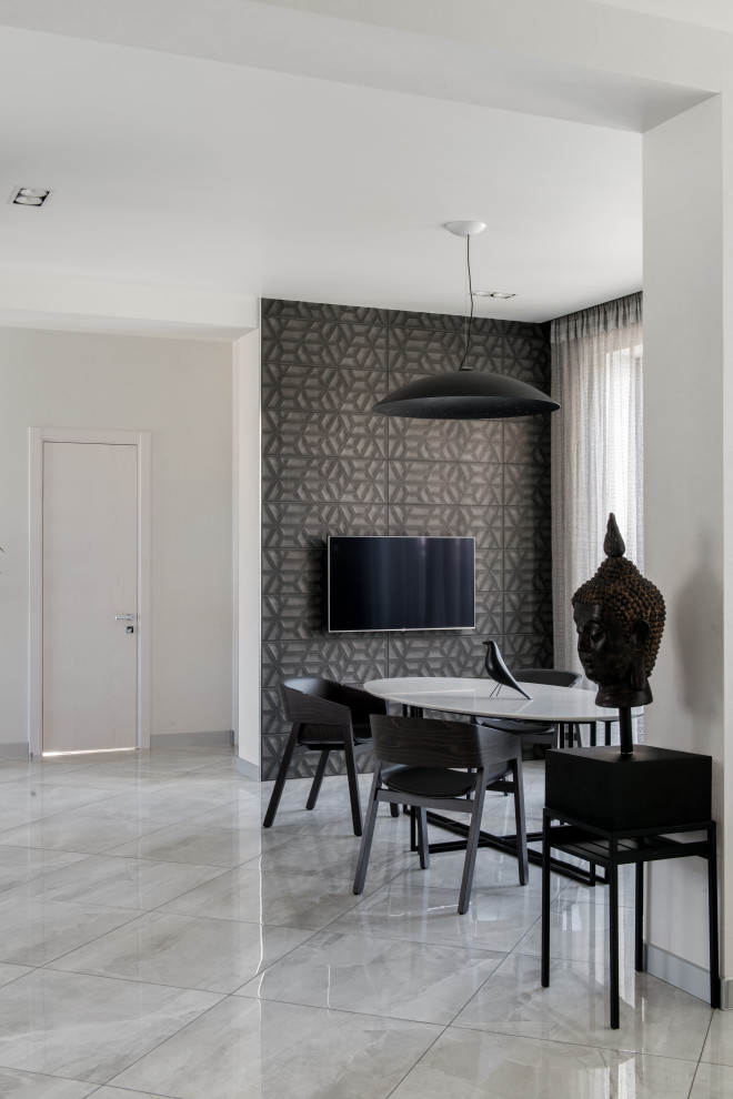 Интерьер кухни в коттедже