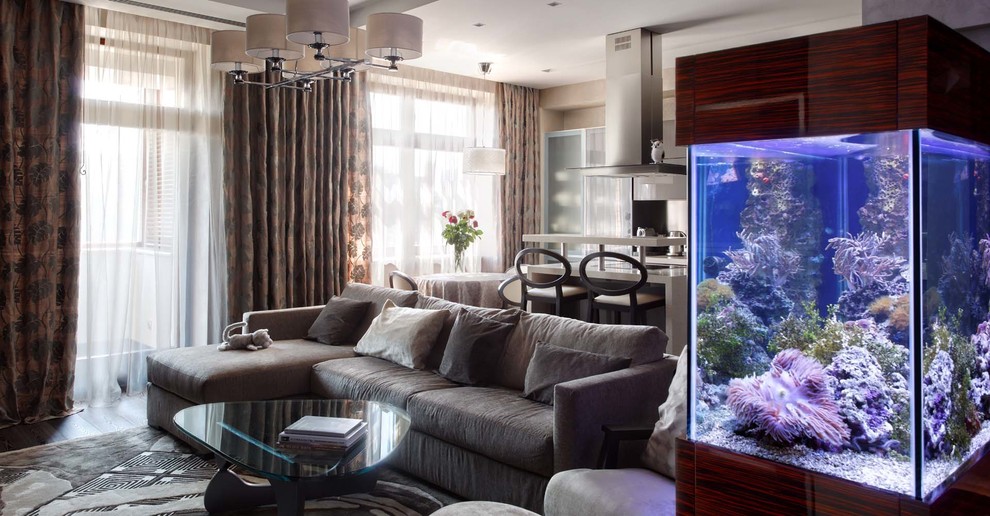 Квартира с морским аквариумом