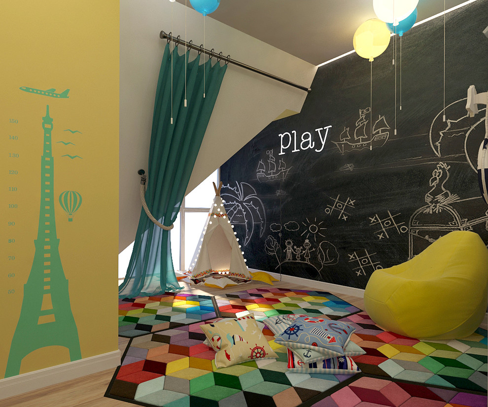 Интерьер двухуровневой квартиры