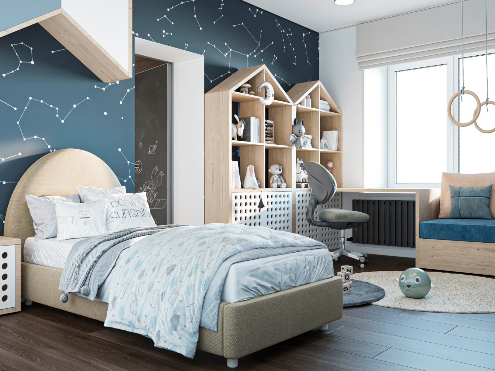 Детская комната. Космос