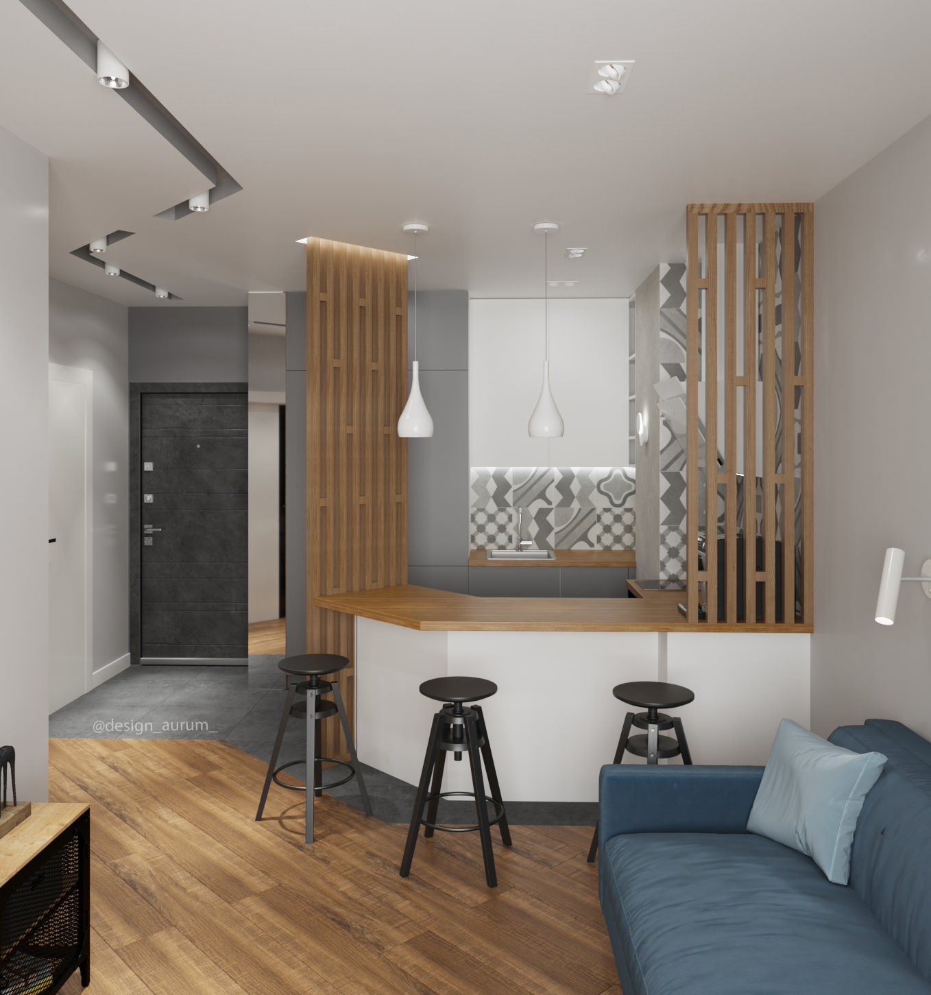 Кухня-гостиная в г. Химки