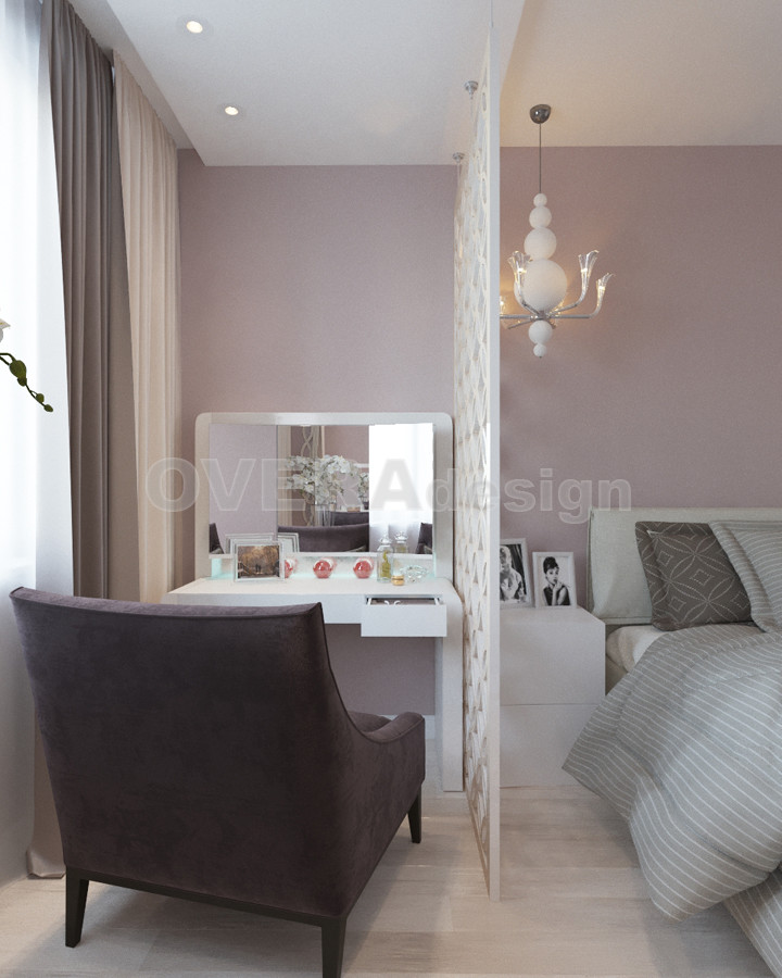 Проект 3х комнатной квартиры в стиле фьюжн