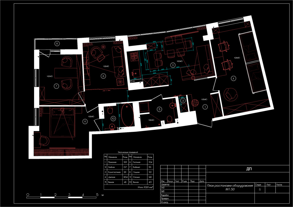 Квартира 102,1 м², Комендантский пр., ЖК «Ultra City»