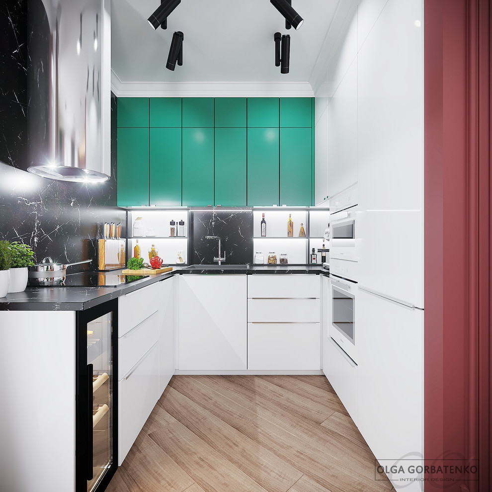 Кухня-гостиная "Спелый гранат"