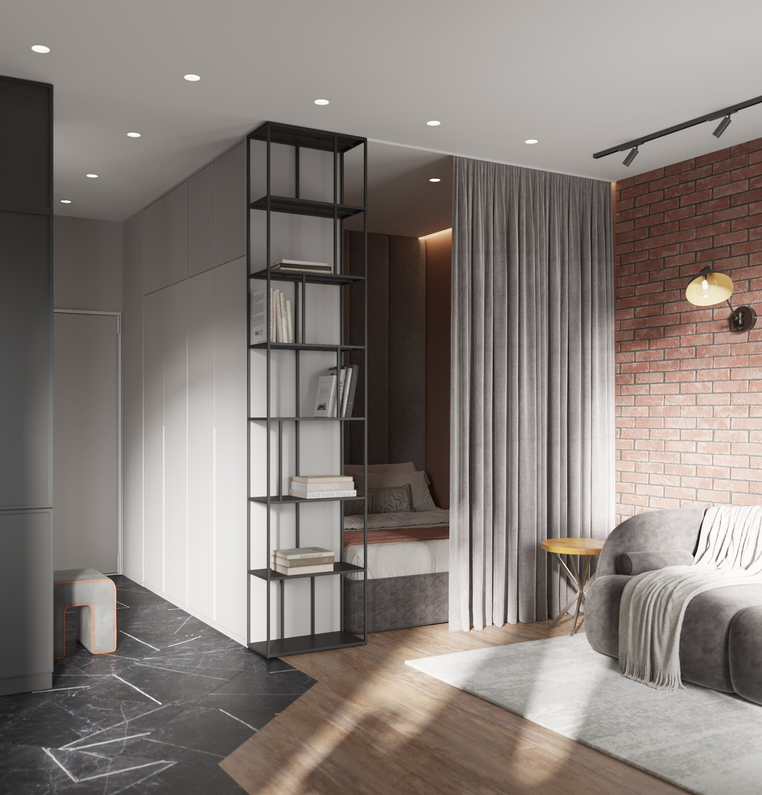 Квартира в стиле лофт