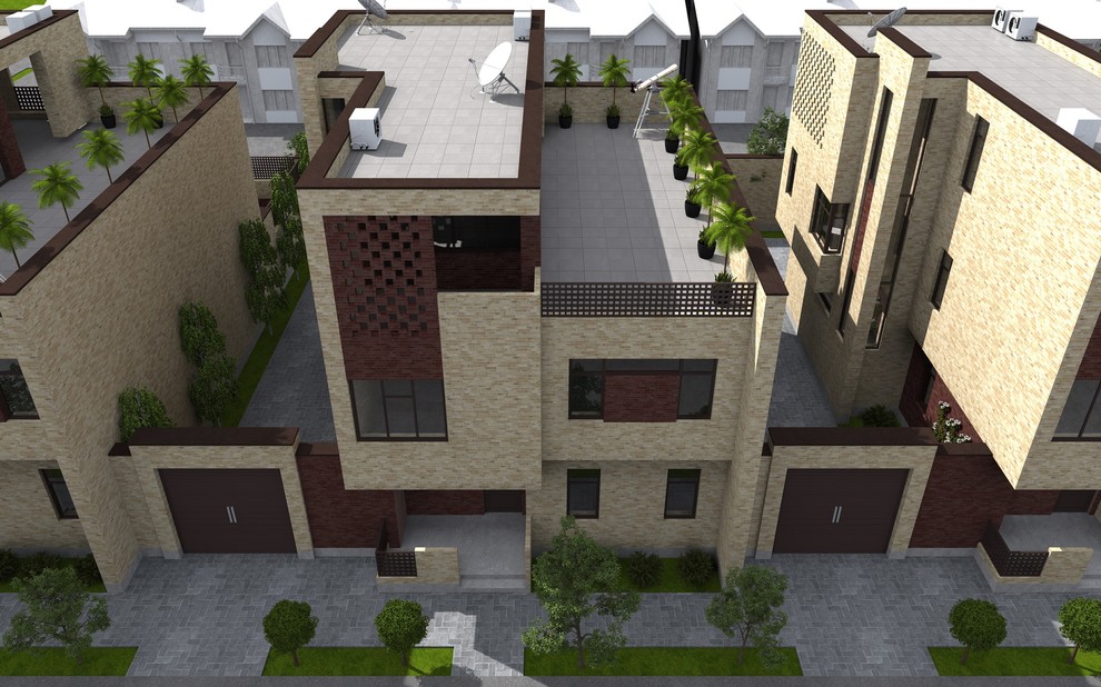 проект серии частных кирпичных домов