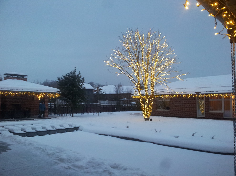 Современный сад в КП "Променад"