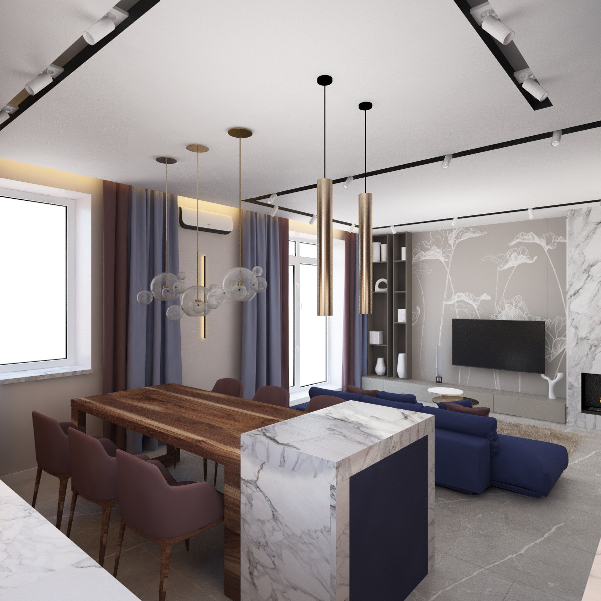 Кухня-гостиная