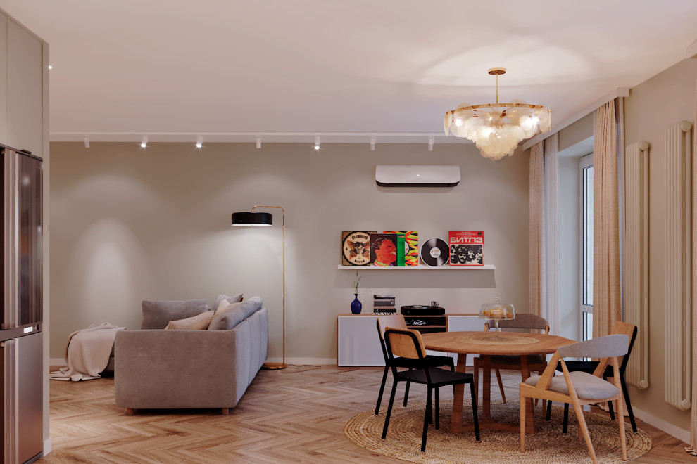 Квартира в мягких оттенках