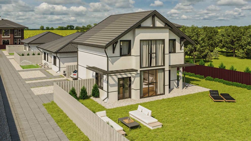 Build project. Cottege complex