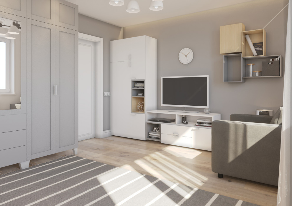 Хрущёвка Скандинавский стиль