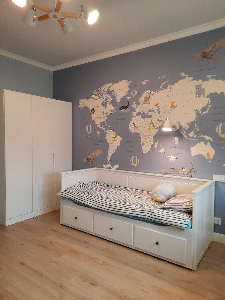 Дизайн-проект квартиры для молодой девушки с сыном в г. Калининграде