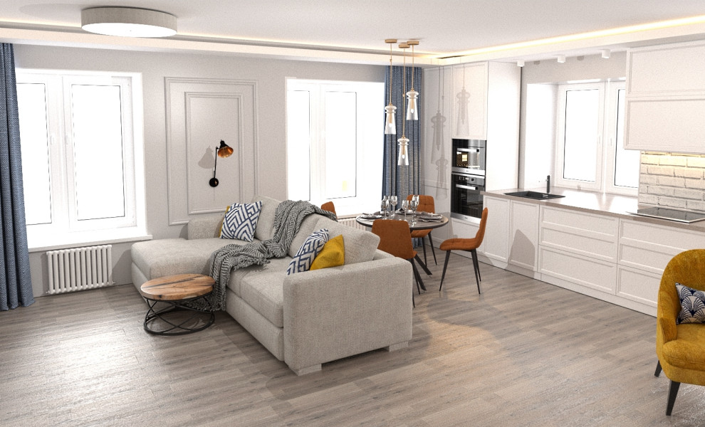 Обложка проекта: Дом в деревне "Городище"