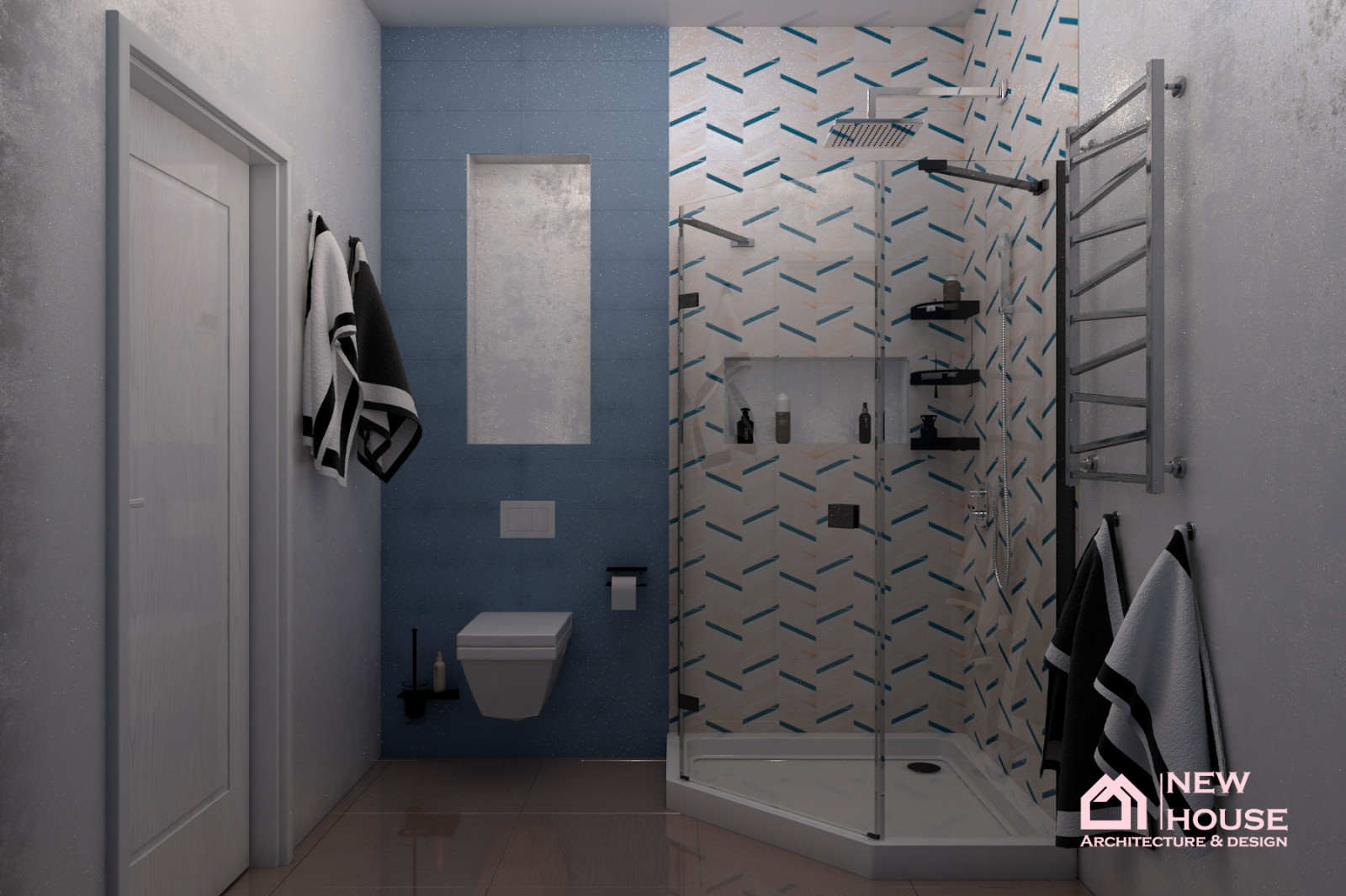 Обложка проекта: Санузел в ЖК Анкудиновский парк