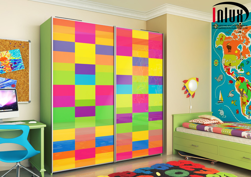 Шкафы с компланарной системой раздвижения дверей