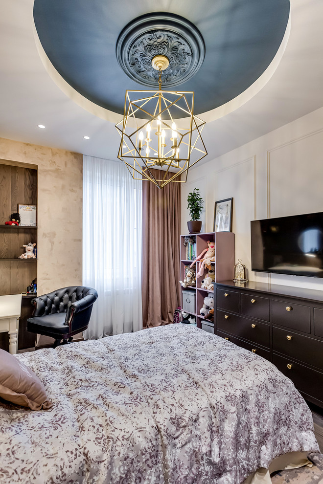 Фото реализации проекта "Квартира в доме с часами"