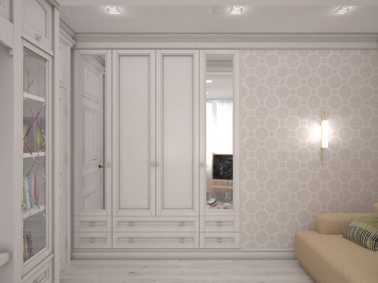 Дизайн-проект квартиры с элементами классики и востока