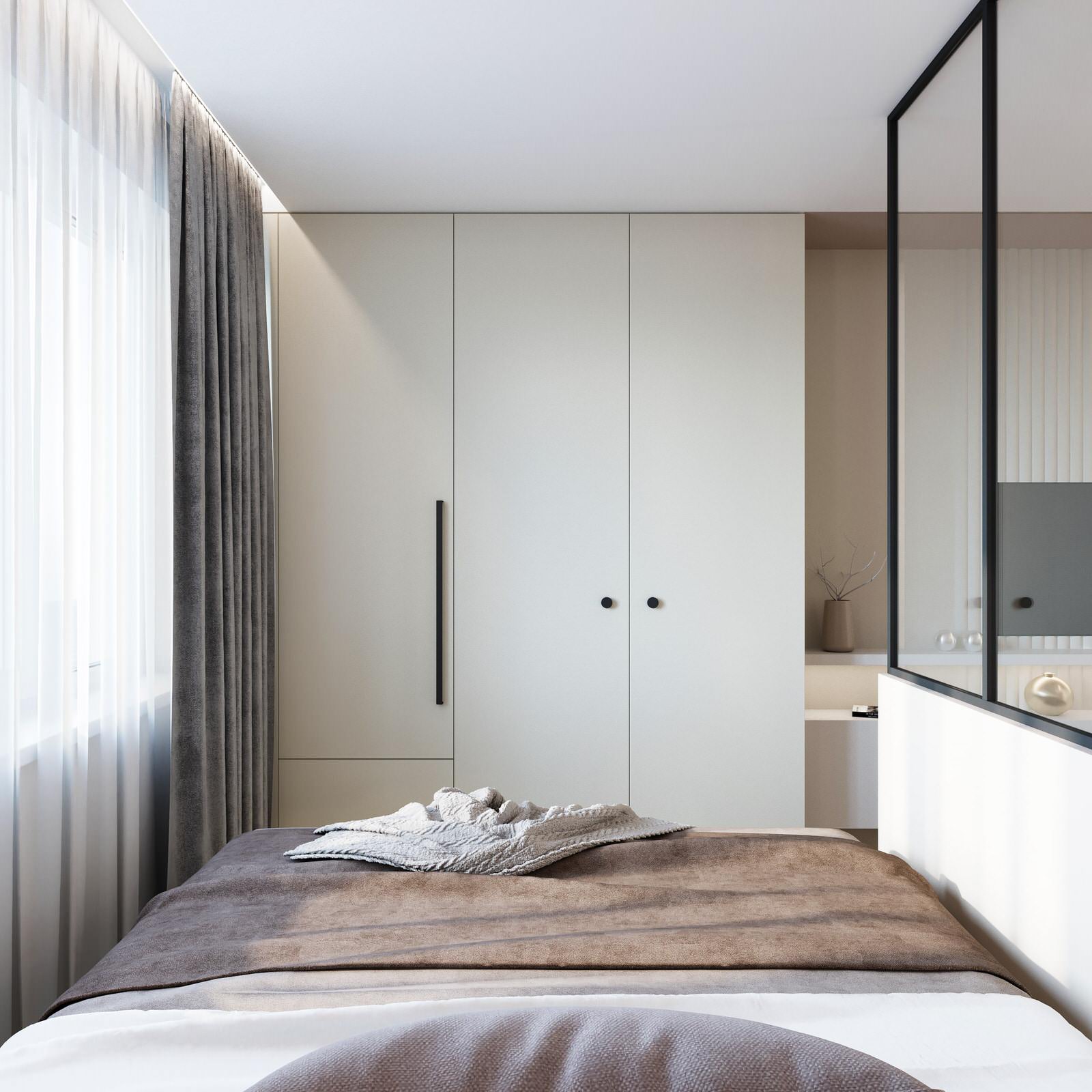 Обложка проекта: Спальня-гостиная