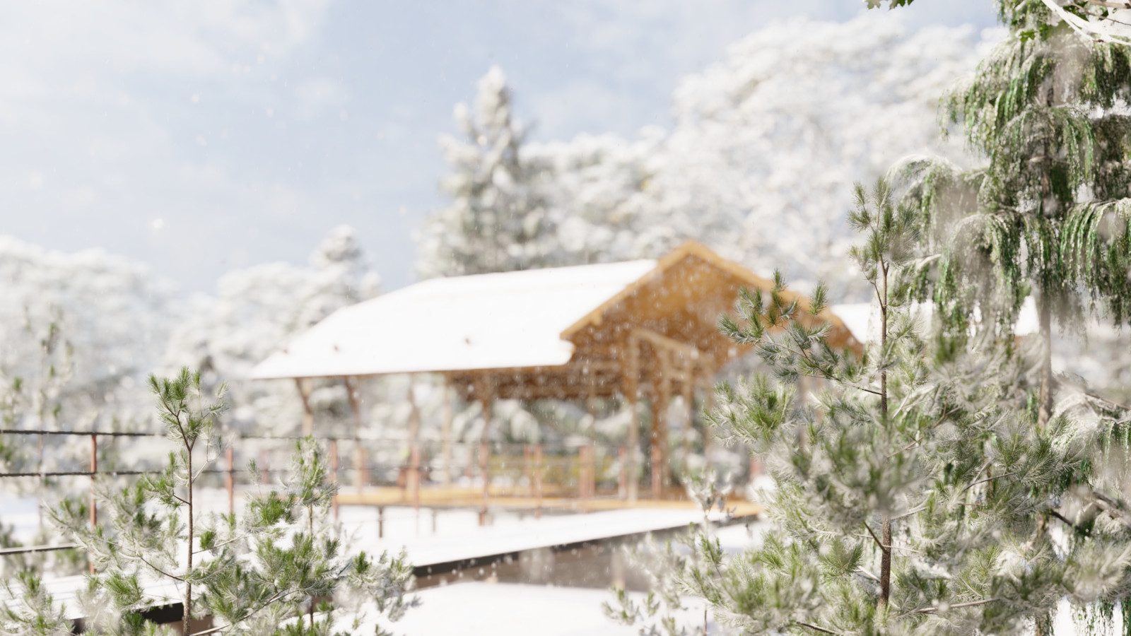 Обложка проекта: Беседка на воде