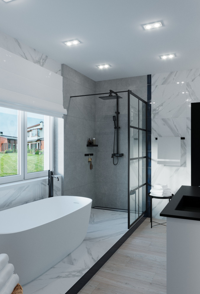 Ванная комната в загородном доме