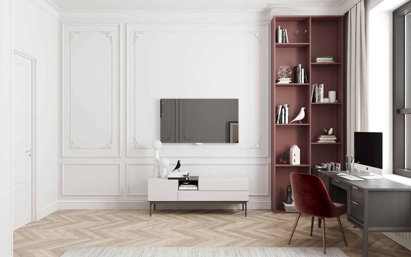 Дизайн интерьера: «Неоклассика в ЖК Суббота»