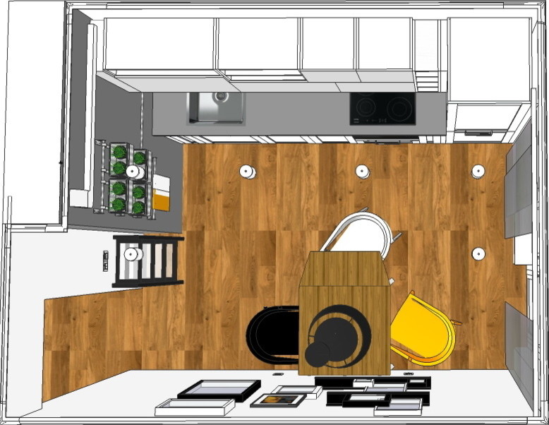 Скандинавский. 43кв.м (1к.кв)