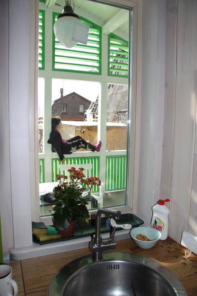 Дом с верандой каркасный 86м2