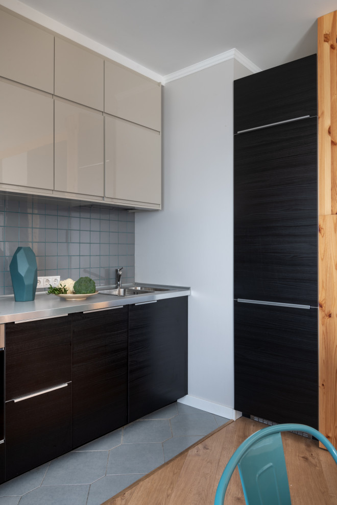 Интерьер квартиры-студии в ЖК Ньютон