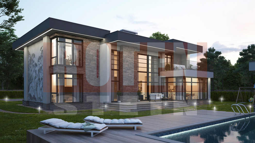 Обложка проекта: Дом в Ренессанс парке 617 кв. м