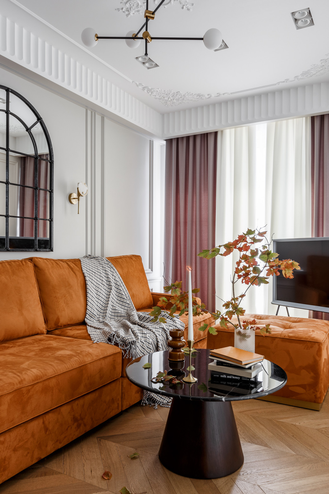 Реализованный дизайн проект квартиры в ЖК "Горный"